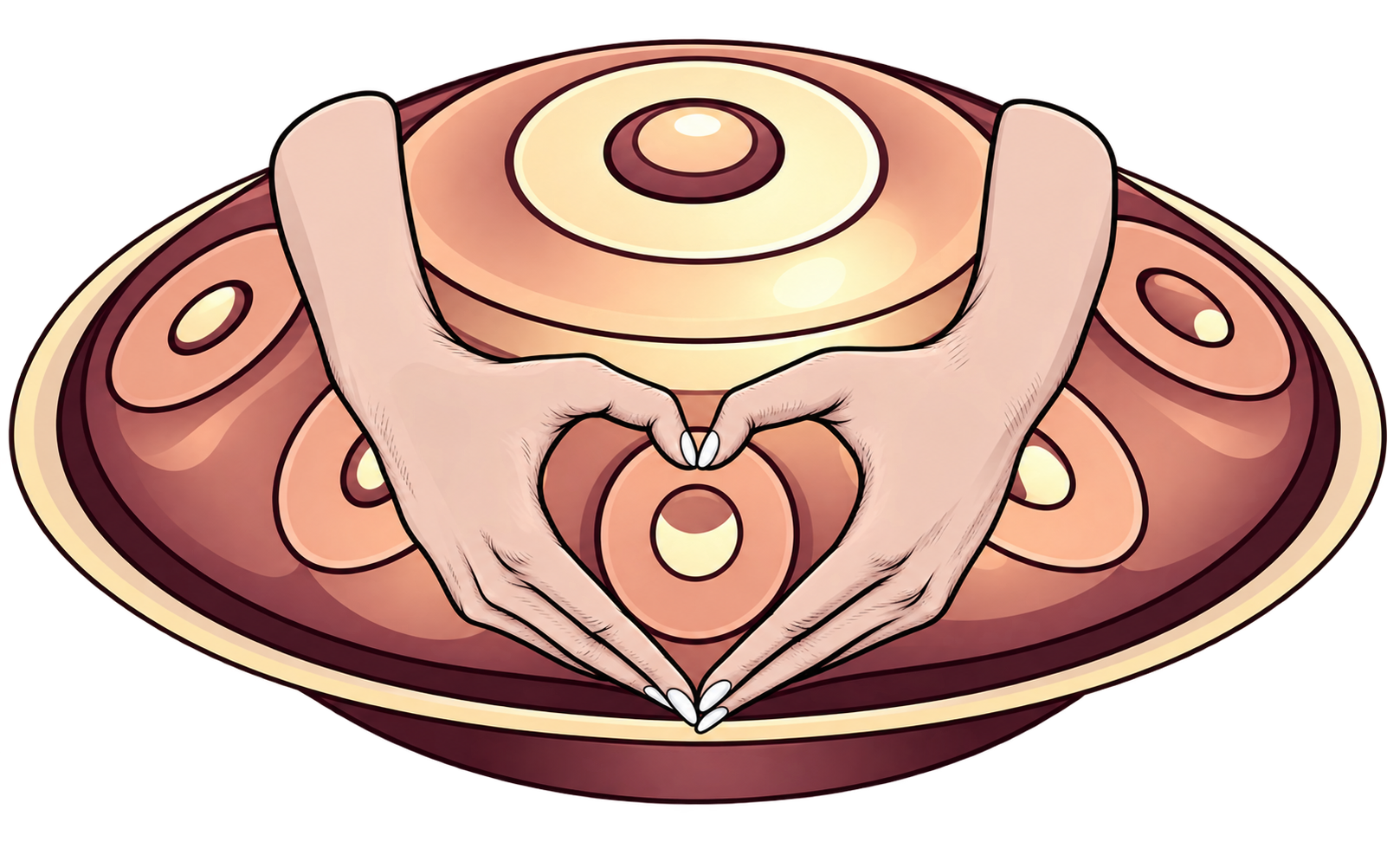 Handpan Heart Logo